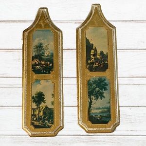 FLORENTIA wooden wall hanging